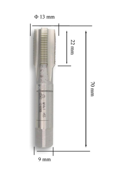 Mte M14x1 İnce Diş El Kılavuzu 2 Li Takım Hss Dın 2181