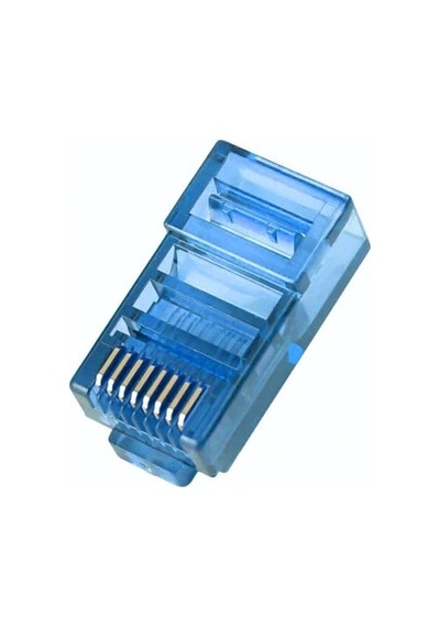 Rj45 Cat5 Cat6 8p8c Erkek Soket - Mavi
