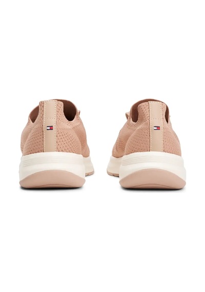 Tommy Hilfiger Th Knıt Runner Bej Kadın Günlük Spor Ayakkabı
