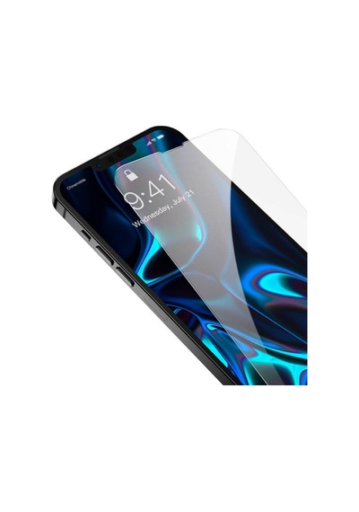 Baseus Apple Uyumlu   iPhone 13 Mini 0.3Mm Tempered Full Cam Ekran Koruyucu Şeffaf