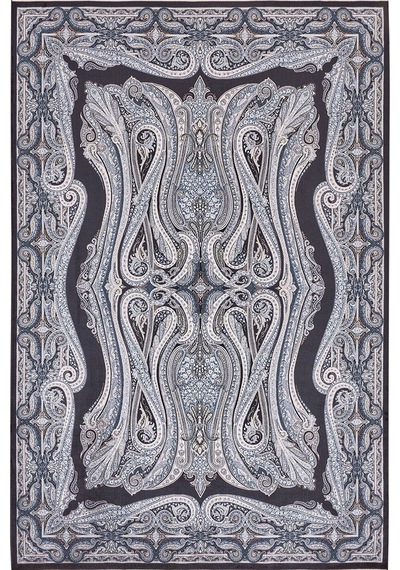 Kaşmir Halı İpek Moroccan Blue 200x290CM Halı Salon Halısı