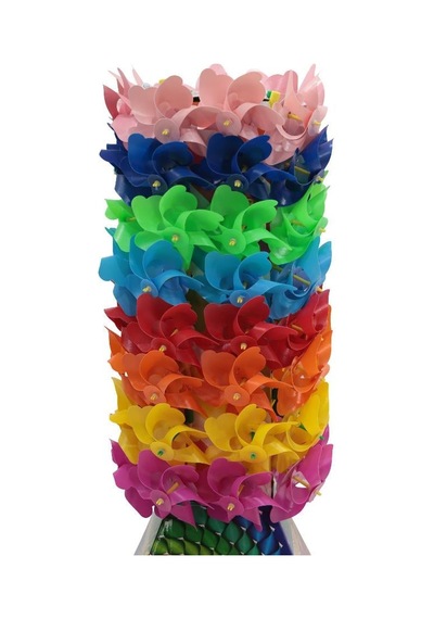 Mini Rüzgar Gülü 6 Kanat 10 Cm