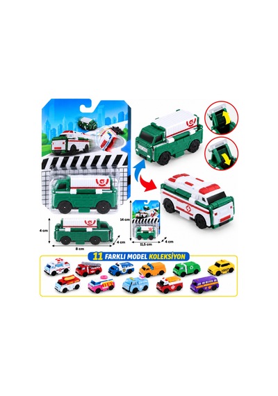Transracers Dönüşen Araçlar Posta Aracı / Ambulans Adet Fiyatıdır Nhr