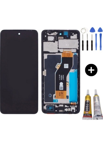 İnfinix Smart 8 Uyumlu Çıtalı Oled Lcd Ekran Dokunmatik + Montaj Seti