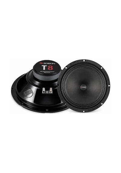 Edison Ed-t8 8" 20 Cm Midrange Hoparlör 100w Rms 500w Max 1" Voice Coil 4 Ohm