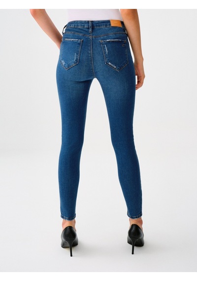 Nicole Skinny Fit Kadın Pantolon Denim