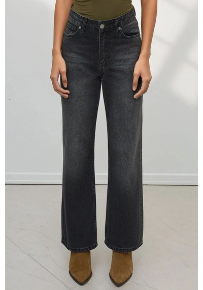 Hiccup Straight Fit Jeans Siyah