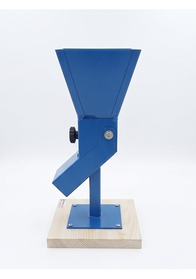 Fındık - Ceviz - Badem Kırma Makinası Kırıcı Metal Kapaklı-tahtaya Sabitlenmiş-mavi-31x16x16cm