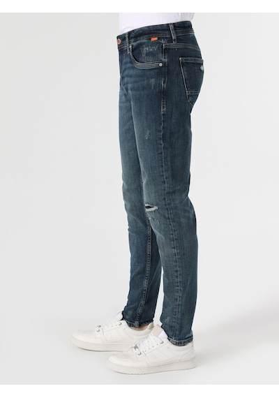 Colin's 041 Danny Slim Fit Düşük Bel Düz Paça Mavi Erkek Jean Pantolon CL1063484_Q1.V1_DN42560