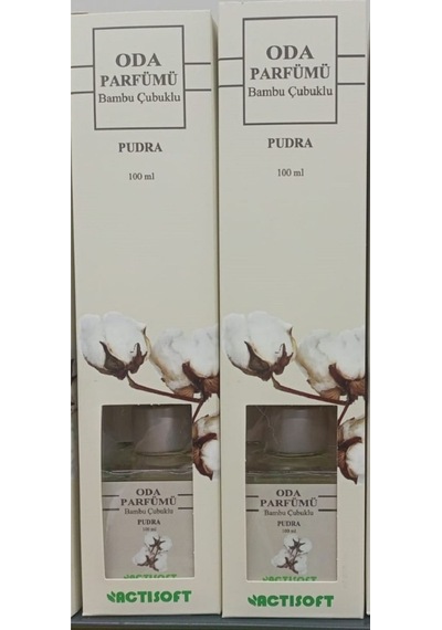 Oda Kokusu Bambu Çubuklu 100 Ml 2 Li Paket Pudra Amber - Okyanus - Pudra