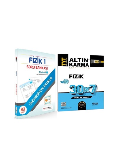 Farklı Sistem Tyt Fizik Soru Bankası Ve Altın Karma Deneme Seti 2 Kitap