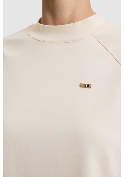 U.S. Polo Assn. Kadın Krem Bisiklet Yaka Basic Sweatshirt 50328980-vr071