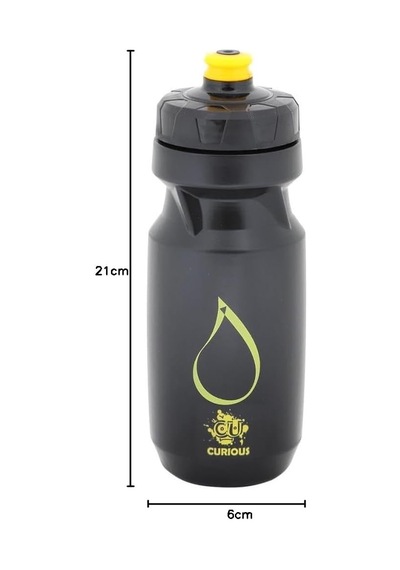 Biggdesign Moods Up Plastik Matara 600 Ml Curious- Sarı Siyah Genel