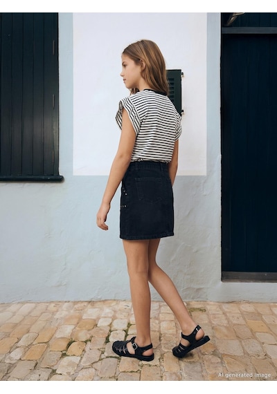 Civil Girls Tokalı 36- Sandalet - Siyah