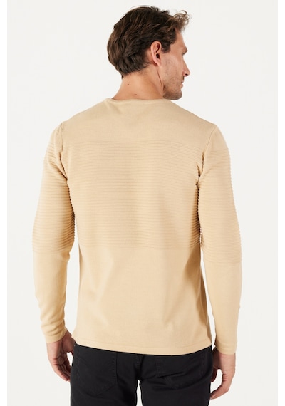 AC&Co / Altınyıldız Classics Erkek Bej Anti-Pilling Özellikli Tüylenme Yapmayan Standart Fit Bisiklet Yaka Çizgi Dokulu Triko 4A4921100065KBJ3XL Bej AC&Co / Altınyıldız Classics Erkek Bej Anti-Pilling Özellikli Tüylenme Yapmayan Standart Fit Bisiklet Yaka Çizgi Dokulu Triko 4A4921100065KBJ3XL Bej
