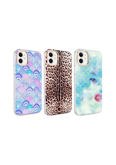 Apple Uyumlu iPhone 12 Kılıf Zore Bella Kapak Leopar
