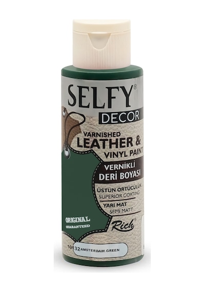 Rich Selfy Decor Deri Boyası 120 ML - Amsterdam Green