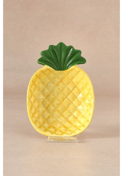 Karaca Pineapple Çerezlik 14 Cm Sarı