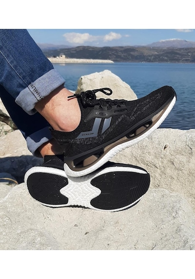 Dunlop 2357-2356 Siyah Air Yumuşak Taban Erkek Spor Ayakkabı Siyah