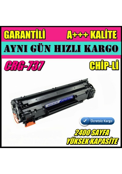 Canon Crg 737 I Sensys Mf 237W Uyumlu Toner