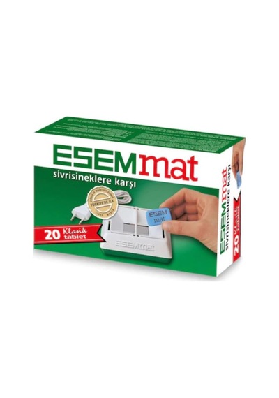 Esemmat Sivrisinek Kovucu Klasik 3 x 20 Tablet