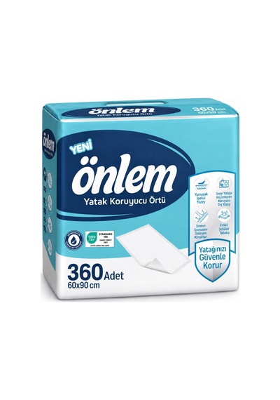 Önlem Yatak Koruyucu Örtü 60 90 Cm 360 Adet