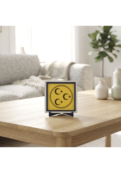 Üç Hilal Figürlü Çağdaş Dekoratif Parça, İç Mekanlara Şıklık Katan Tasarım 10x10 Cm