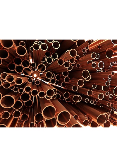 Hırdavaterbabı Bakir Boru Boy Diş Çap 8 Mm Iç Çap 6 Mm 1 Mt