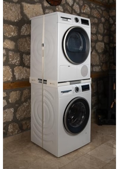 Çamaşır Makinesi Kurutma Makinesi İstifleme Aparatı-kiti Hoover Uyumlu Grundig Uyumlu Tüm Markalar İçin Ayarlanabilir Enerji Sınıfı A+++