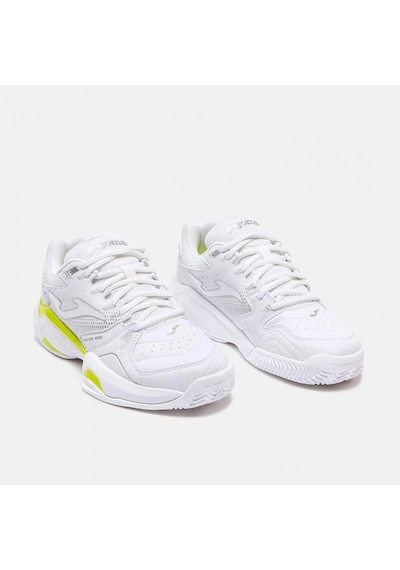 Joma Tm10lw2602c Master Toprak Kort Kadın Tenis Ayakkabısı - Beyaz/sarı
