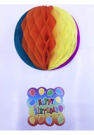 Happy Birthday Kağıt Süsü 55 Cm