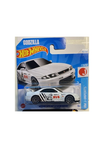 Tekli Metal Arabalar Nıssan Skylıne Gt-r Bcnr33 Nadir Bulunur Koleksiyonluk Beyaz