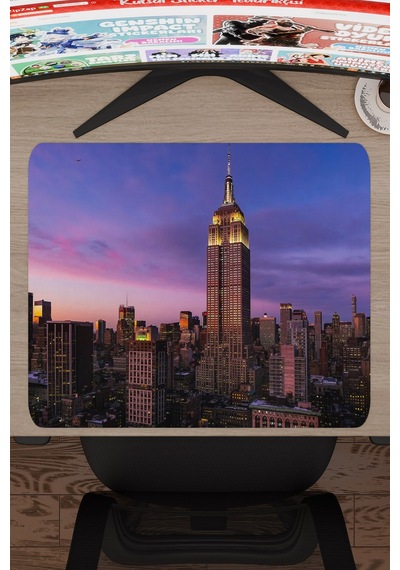 New York Amerika V1 48x40 Xl Gaming Kauçuk Kaymaz Taban Mouse Pad Fare Altlığı