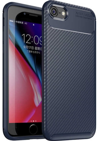 Goocamp Apple Uyumlu iPhone Se 2022 Negro Silikon Kılıf-lacivert Lacivert