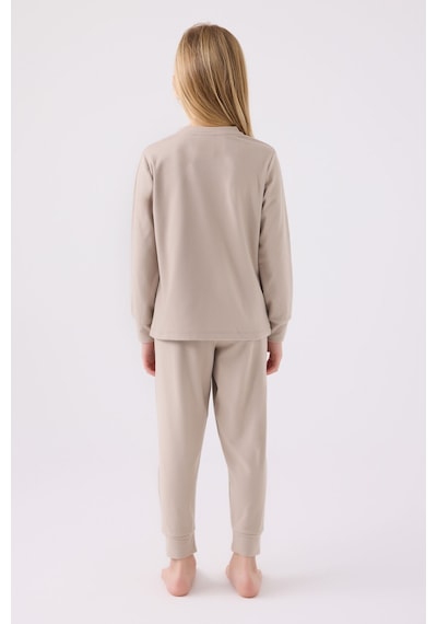 U.s. Polo Assn Kız Çocuk Kum Pijama Takımı 5274-43733 Kum