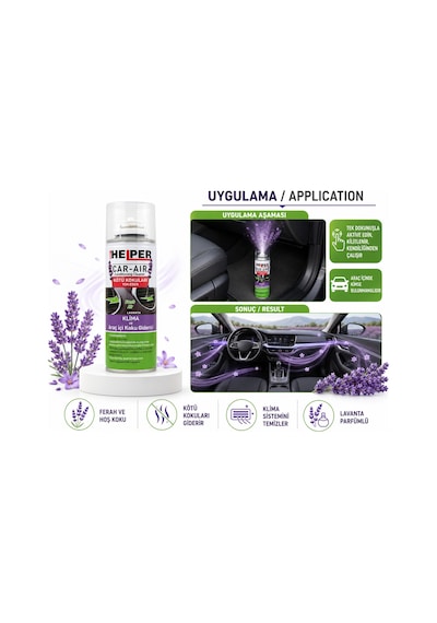 Helper Klima Koku Giderici Sprey Lavanta 200 Ml