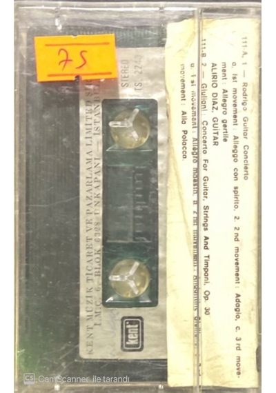 Plak Değildir Kaset Tir Aliro Diaz Rodrigo: Concierto Aranjuez