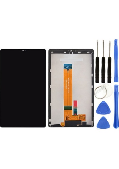 Samsung Galaxy Tab A7 Lite Sm-t225 Uyumlu Hk Dokunmatik Set Siyah + Tamir Seti