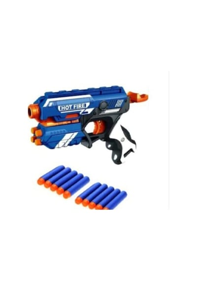Kutulu Yumuşak Mermili Nişancı Nerf Sünger Mermi Atan Tabanca