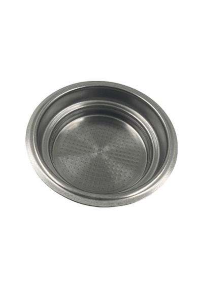 Arçelik Tem-9690 Uyumlu 51 Mm Çiftli Espresso Filtre Sepeti - Yedek Çelik Süzgeç Siyah - Gri