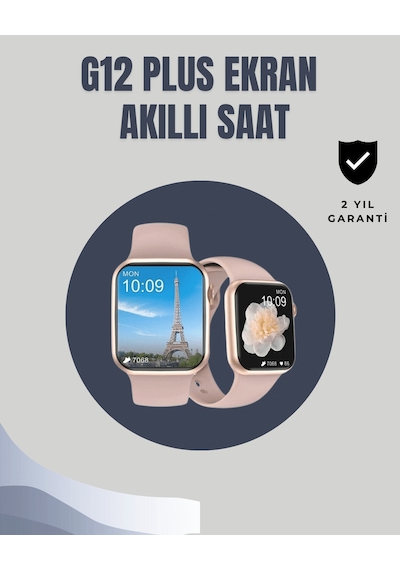Su Geçirmez Akıllı Saat - 300 Mah Batarya, Sesli Arama, Uyku & Adım Takibi