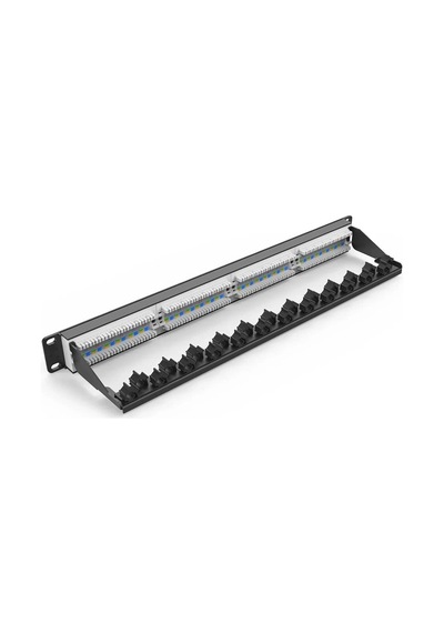 Teknoteg - Unıtek Cat6 Utp 24 Port Rj45 Patch Panel T003a
