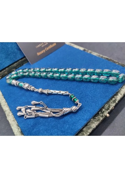 Kurt Başlı Nakkaş 925 Ayar Gümüş Çakımlı 475 Ayar Gümüş Püsküllü Açık Gri 06230340