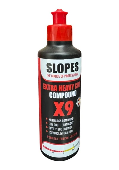 Slopes X9 Agresif Çizik Çıkarıcı Pasta 250ml.