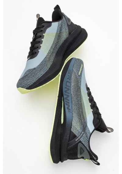 Marcomen Erkek Kalın Taban Bağcıklı Comfort Sneaker Mc 21043 Siyah