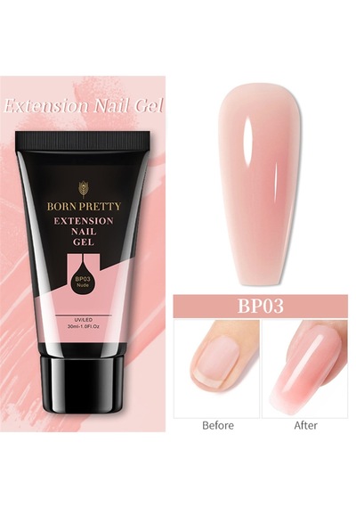 Born Pretty Tırnak Uzatma Poly Jel Nude 50050-3