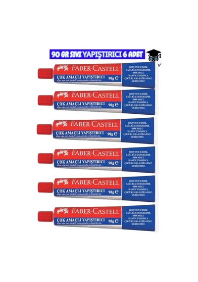 90 Gr Sıvı Yapıştırıcı 6 Adet