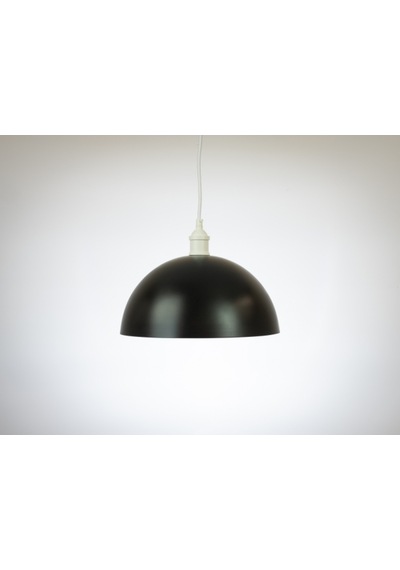 Riolight Retro Siyah Içi Beyaz Tekli Metal Sarkıt Çap: 40Cm (538284419)