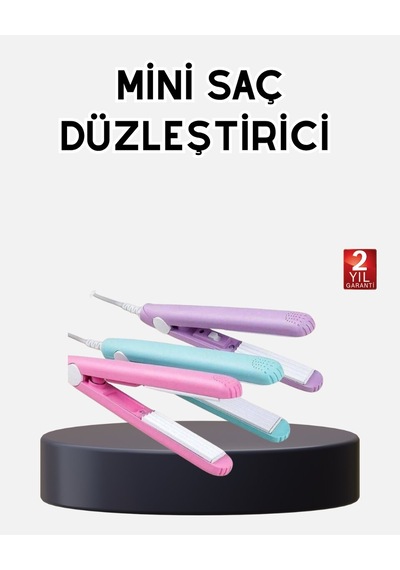 Seyahat Tipi Mini Saç Düzleştirici Seramik Kaplama Hızlı Isınma Kompakt Tasarım