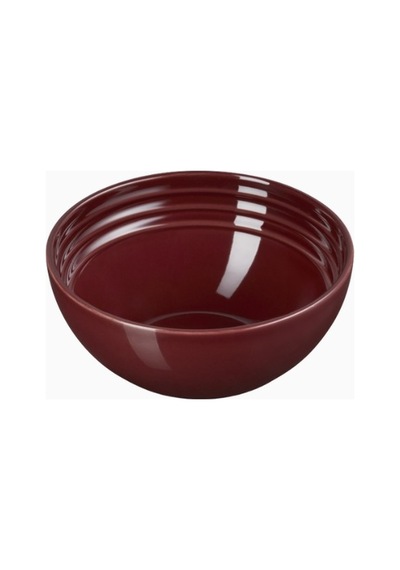 Le Creuset Seramik Şık Tasarım Atıştırmalık Kasesi Bordo
